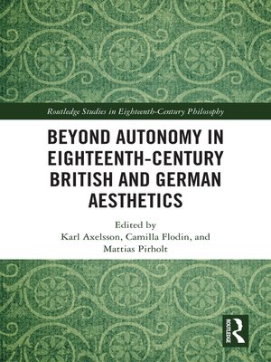 cover image of Beyond Autonomy in Eighteenth-Century British and German Aesthetics